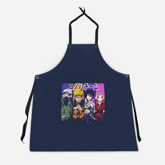 Sensei And His Disciples-unisex kitchen apron-Conjura Geek