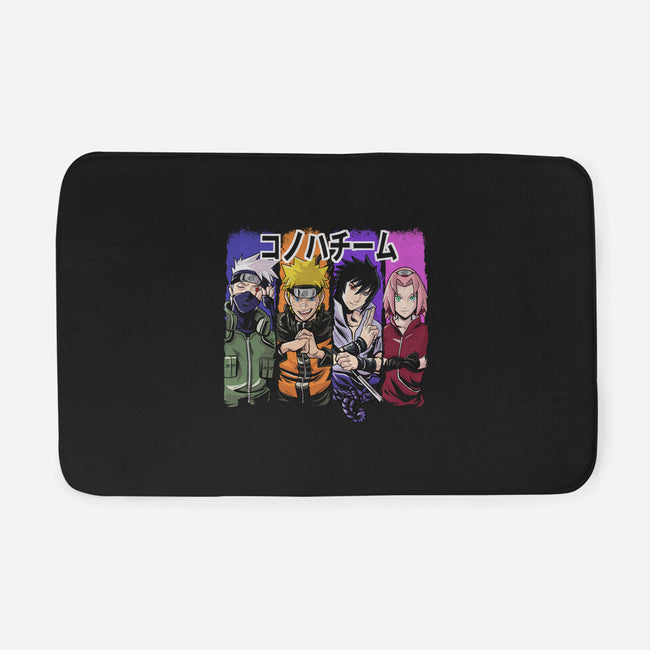 Sensei And His Disciples-none memory foam bath mat-Conjura Geek