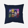 Sensei And His Disciples-none removable cover w insert throw pillow-Conjura Geek