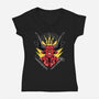 Darkness Club-womens v-neck tee-Andriu