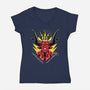 Darkness Club-womens v-neck tee-Andriu