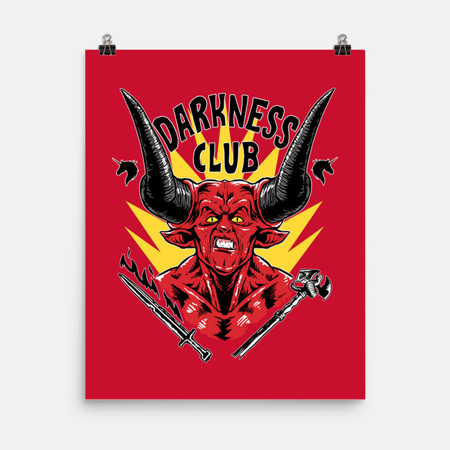 Darkness Club-none matte poster-Andriu