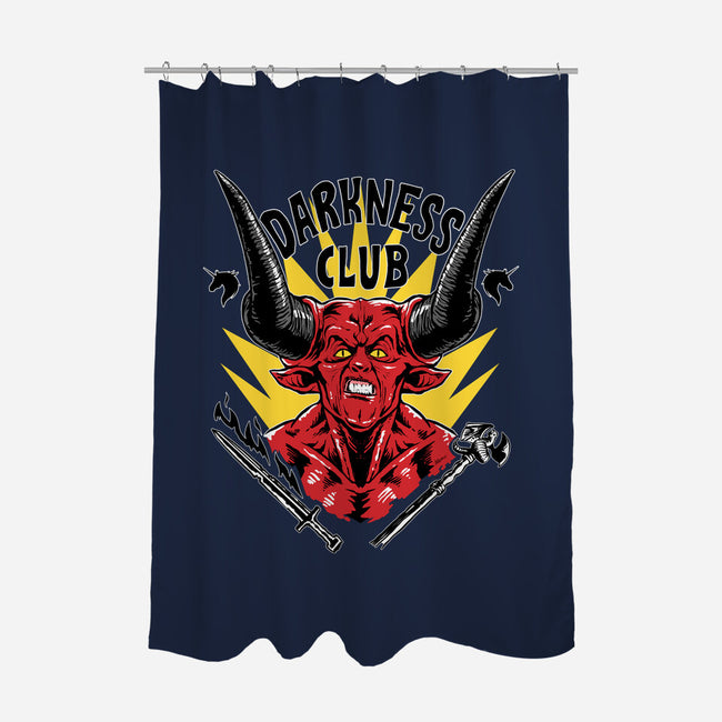 Darkness Club-none polyester shower curtain-Andriu