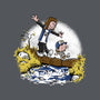 Eddie and Dustin-none removable cover w insert throw pillow-paulagarcia