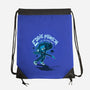 Eddie Vs The Upside Down-none drawstring bag-paulagarcia