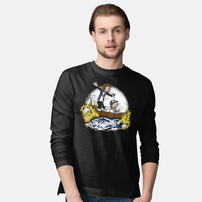 Eddie and Dustin-mens long sleeved tee-paulagarcia