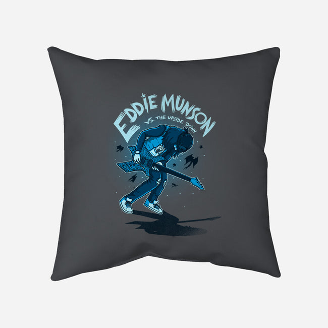Eddie Vs The Upside Down-none removable cover w insert throw pillow-paulagarcia