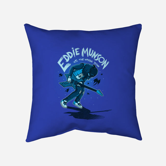 Eddie Vs The Upside Down-none removable cover w insert throw pillow-paulagarcia