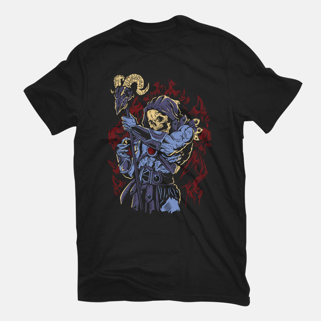 Skeletor-womens basic tee-Faissal Thomas