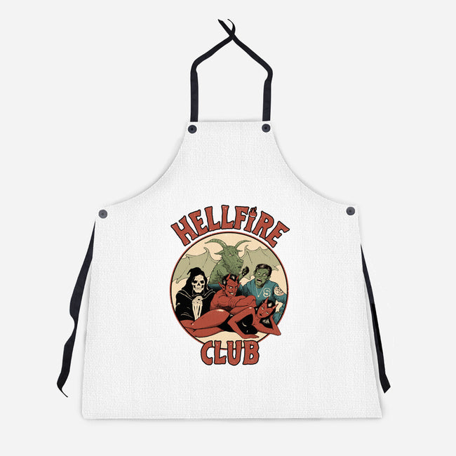 True Hell Fire Club-unisex kitchen apron-vp021