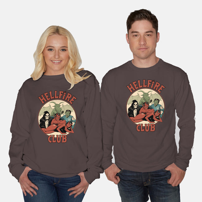 True Hell Fire Club-unisex crew neck sweatshirt-vp021
