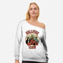 True Hell Fire Club-womens off shoulder sweatshirt-vp021