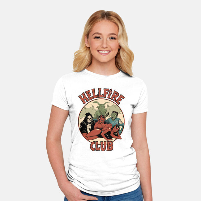 True Hell Fire Club-womens fitted tee-vp021