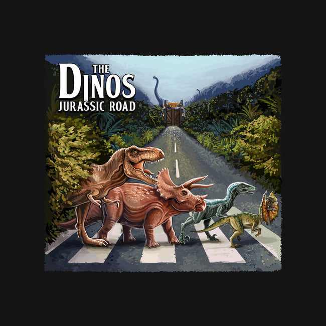 Jurassic Road-none polyester shower curtain-daobiwan