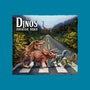 Jurassic Road-none removable cover w insert throw pillow-daobiwan