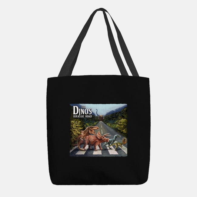 Jurassic Road-none basic tote bag-daobiwan