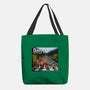 Jurassic Road-none basic tote bag-daobiwan