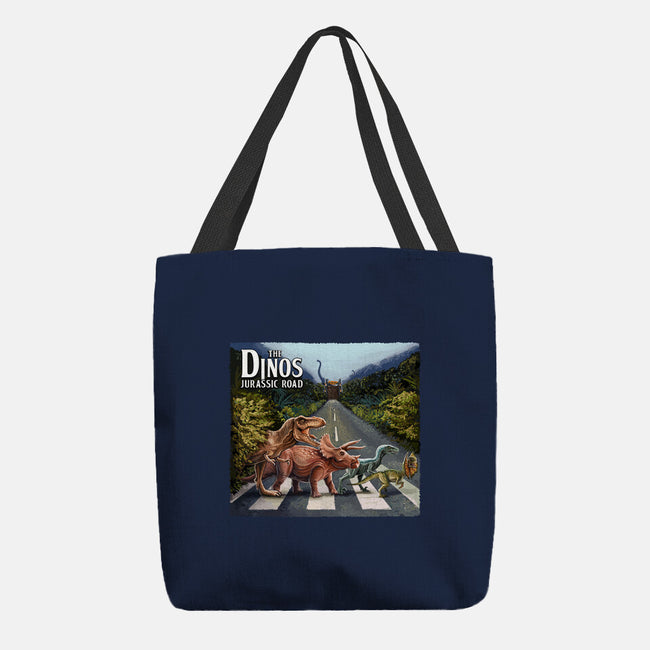 Jurassic Road-none basic tote bag-daobiwan