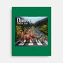 Jurassic Road-none stretched canvas-daobiwan