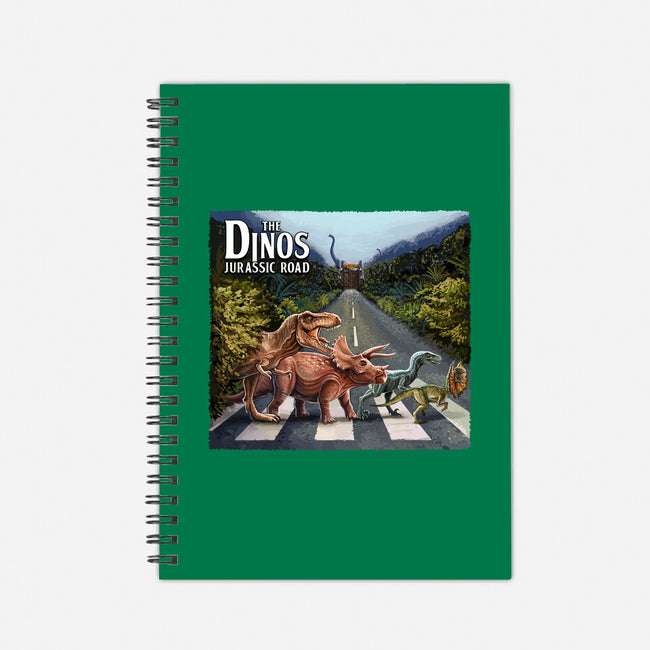 Jurassic Road-none dot grid notebook-daobiwan