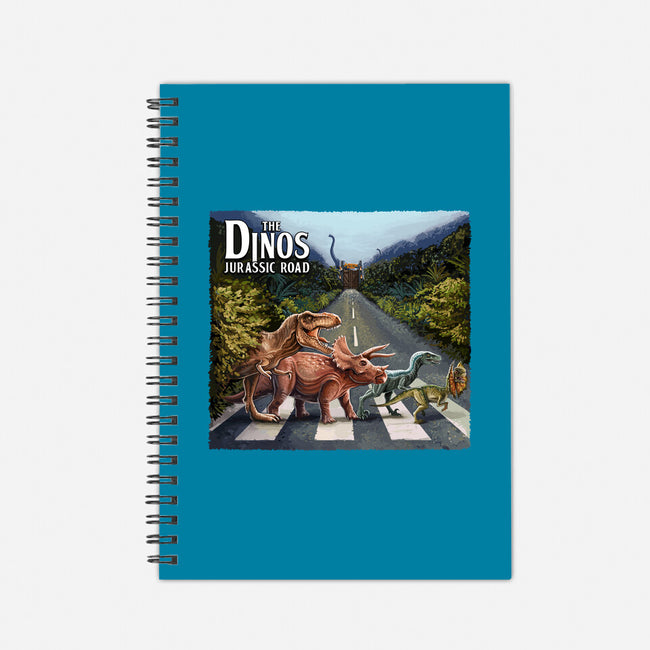 Jurassic Road-none dot grid notebook-daobiwan