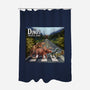 Jurassic Road-none polyester shower curtain-daobiwan