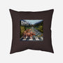 Jurassic Road-none removable cover w insert throw pillow-daobiwan