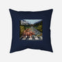 Jurassic Road-none removable cover w insert throw pillow-daobiwan