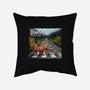 Jurassic Road-none removable cover throw pillow-daobiwan