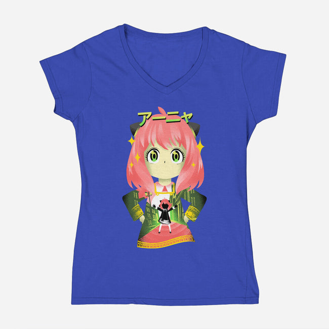The Daughters Telepathy-womens v-neck tee-hypertwenty