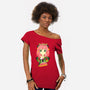 The Daughters Telepathy-womens off shoulder tee-hypertwenty