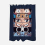 Straw Hat Eyes-none polyester shower curtain-danielmorris1993