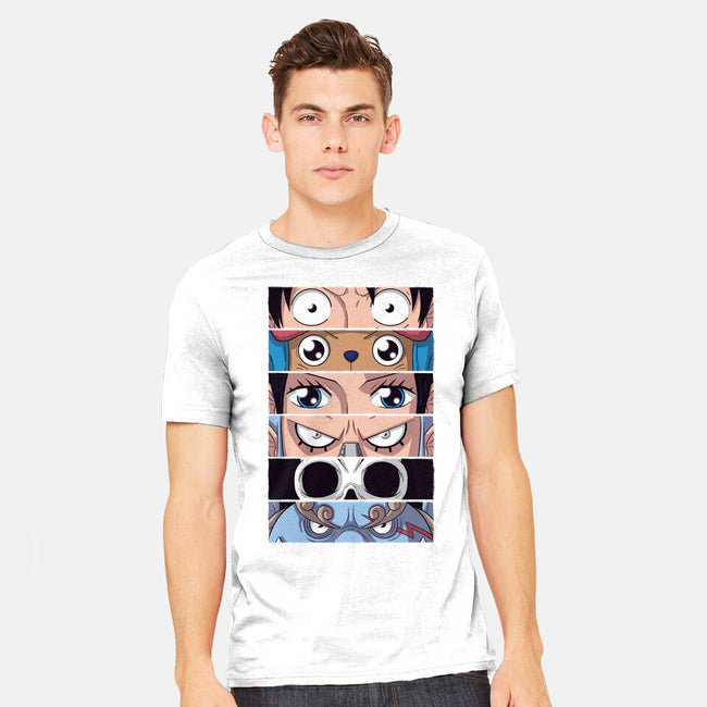 Straw Hat Eyes-mens heavyweight tee-danielmorris1993