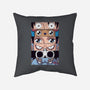 Straw Hat Eyes-none removable cover w insert throw pillow-danielmorris1993