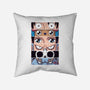Straw Hat Eyes-none removable cover w insert throw pillow-danielmorris1993