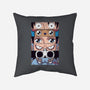 Straw Hat Eyes-none removable cover throw pillow-danielmorris1993