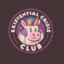 Existential Crisis Club-none polyester shower curtain-eduely