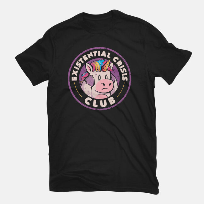 Existential Crisis Club-youth basic tee-eduely