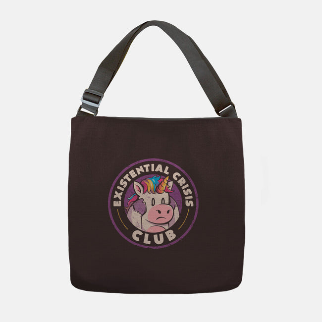 Existential Crisis Club-none adjustable tote bag-eduely