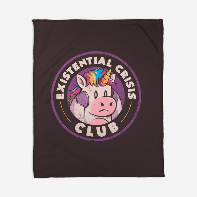 Existential Crisis Club-none fleece blanket-eduely