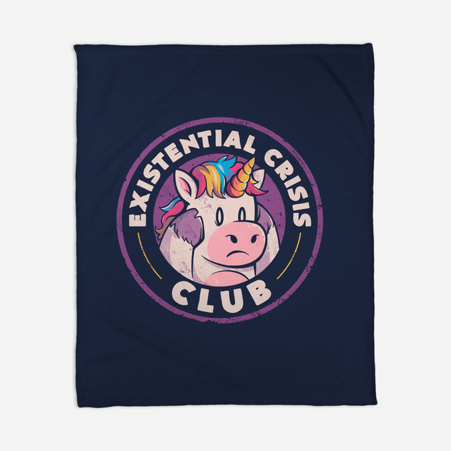 Existential Crisis Club-none fleece blanket-eduely