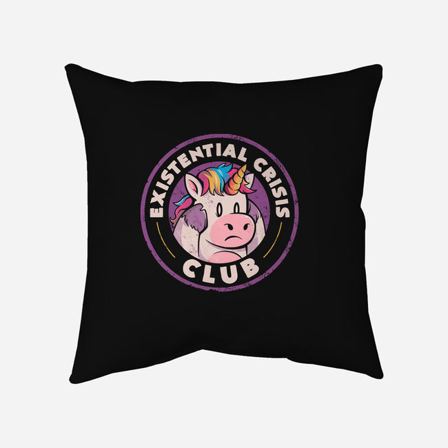Existential Crisis Club-none non-removable cover w insert throw pillow-eduely