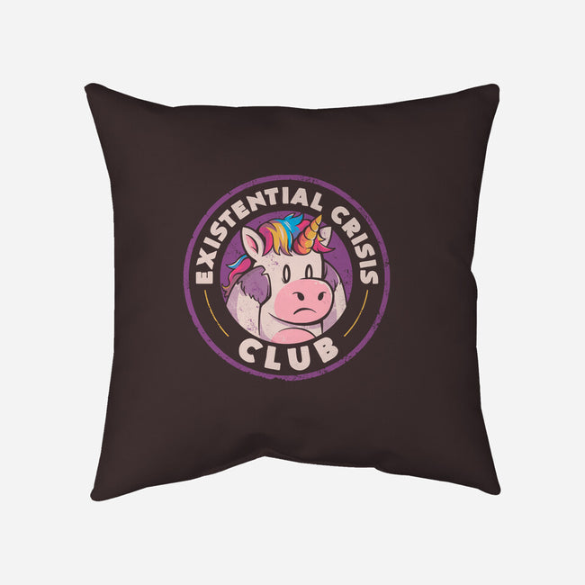 Existential Crisis Club-none removable cover w insert throw pillow-eduely