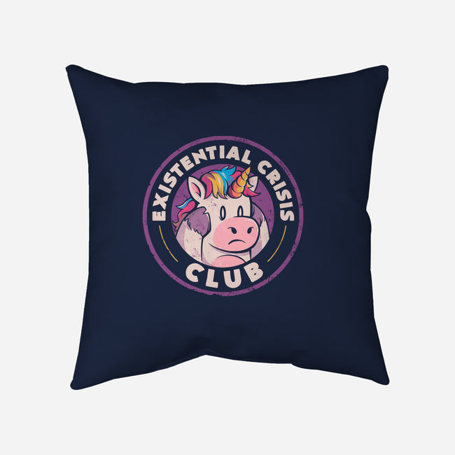 Existential Crisis Club-none removable cover w insert throw pillow-eduely