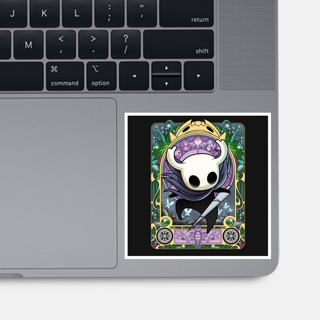 Nouveau Knight-none glossy sticker-Adams Pinto