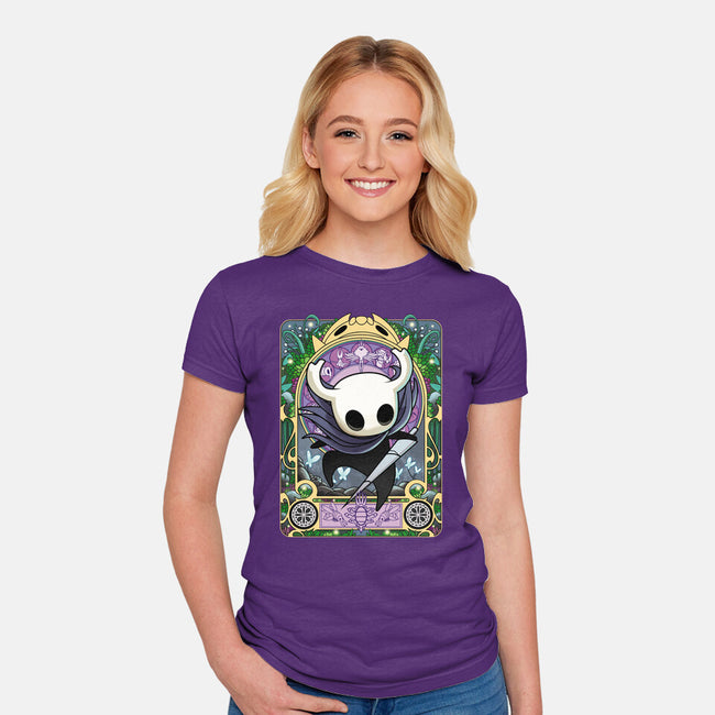 Nouveau Knight-womens fitted tee-Adams Pinto