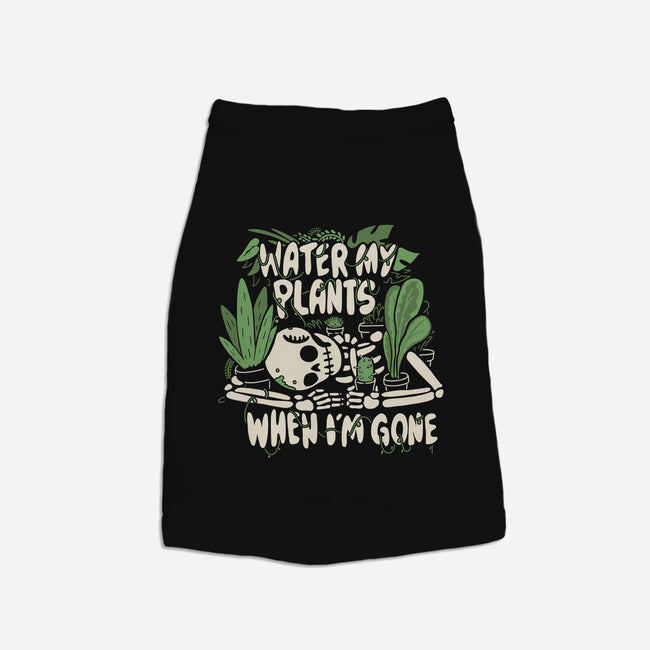 Water My Plants-dog basic pet tank-8BitHobo