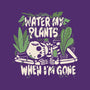 Water My Plants-none removable cover w insert throw pillow-8BitHobo