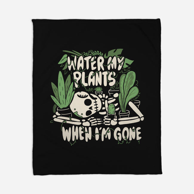 Water My Plants-none fleece blanket-8BitHobo
