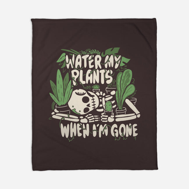 Water My Plants-none fleece blanket-8BitHobo